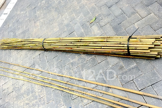 2米长竹竿旗杆